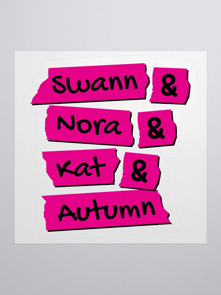 Lost Records: Bloom & Rage Names Sticker product image (1)