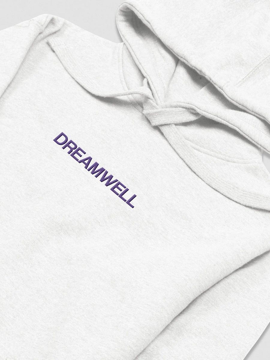 White Hoodie Embroidered product image (3)