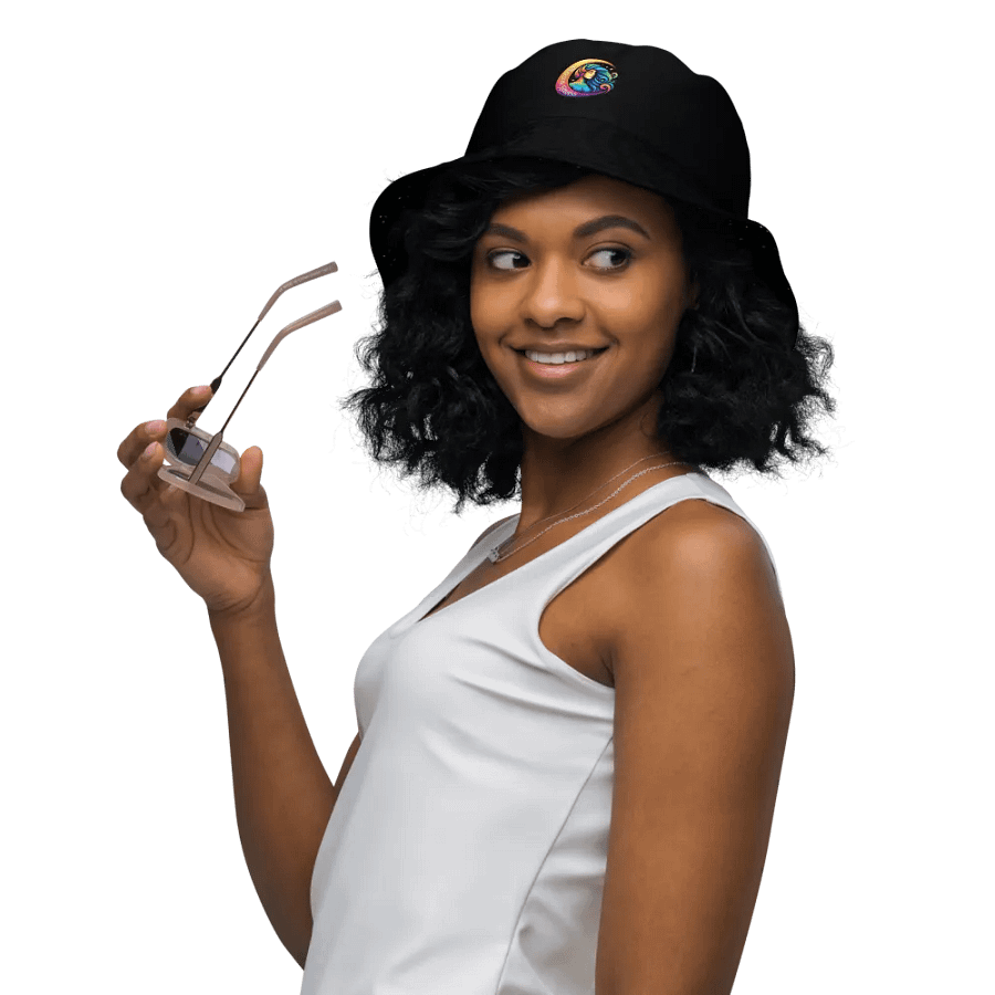 Celestial Crescent Moon Reversible Bucket Hat product image (10)
