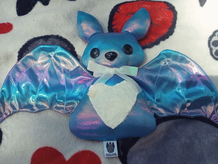 Large Rainbow Bat plush product image (1)