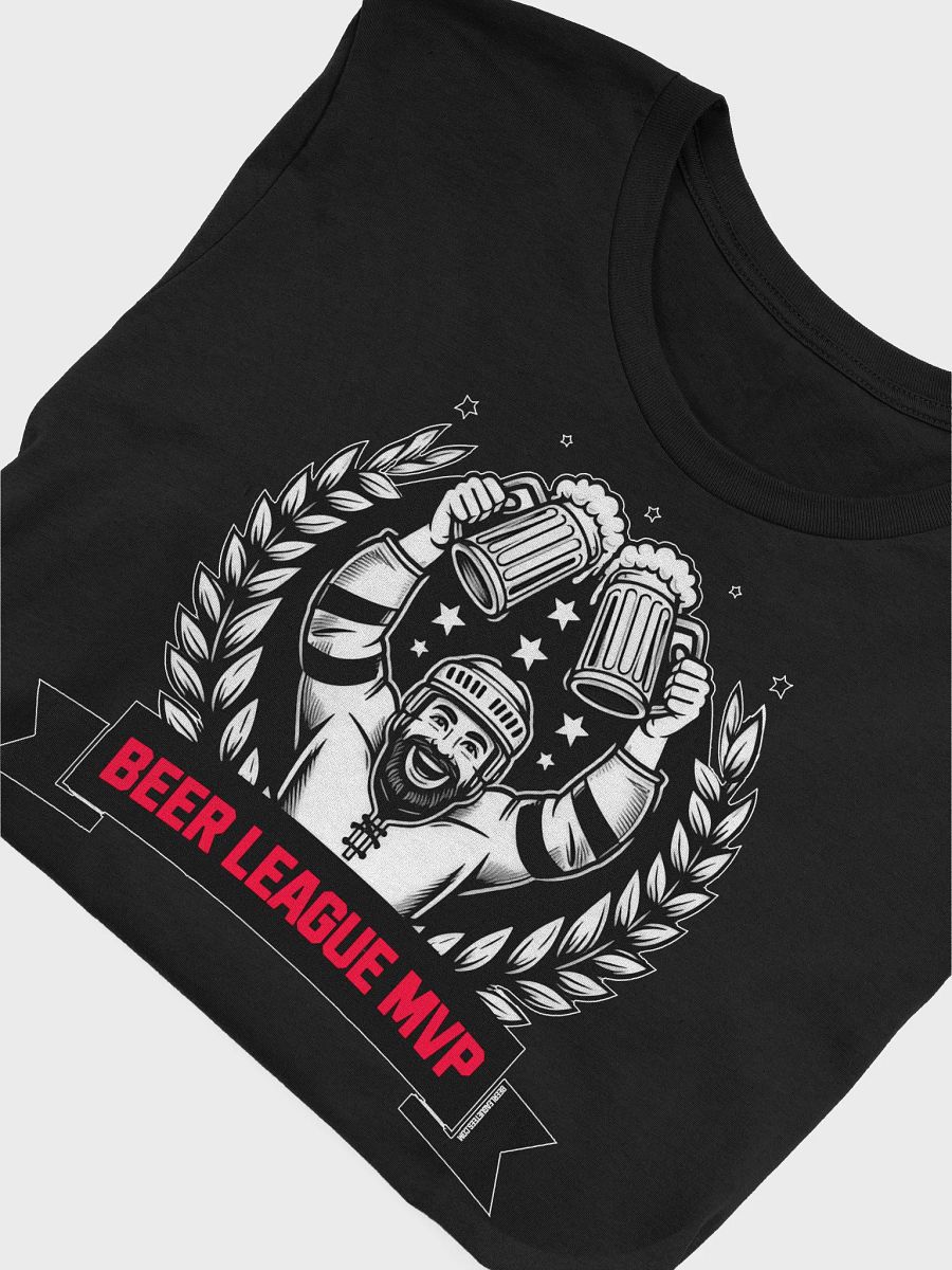 Funny Hockey T-Shirt - Beer League MVP - Beer League Hockey Shirt for Men - Gift for Drinkers With A Hockey Problem product image (6)
