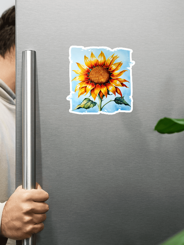 Yellow Sunflower On Blue Sky product image (1)
