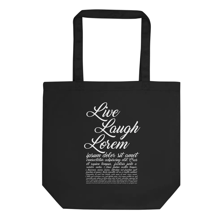 Live Laugh Lorem Ipsum Tote Bag product image (1)