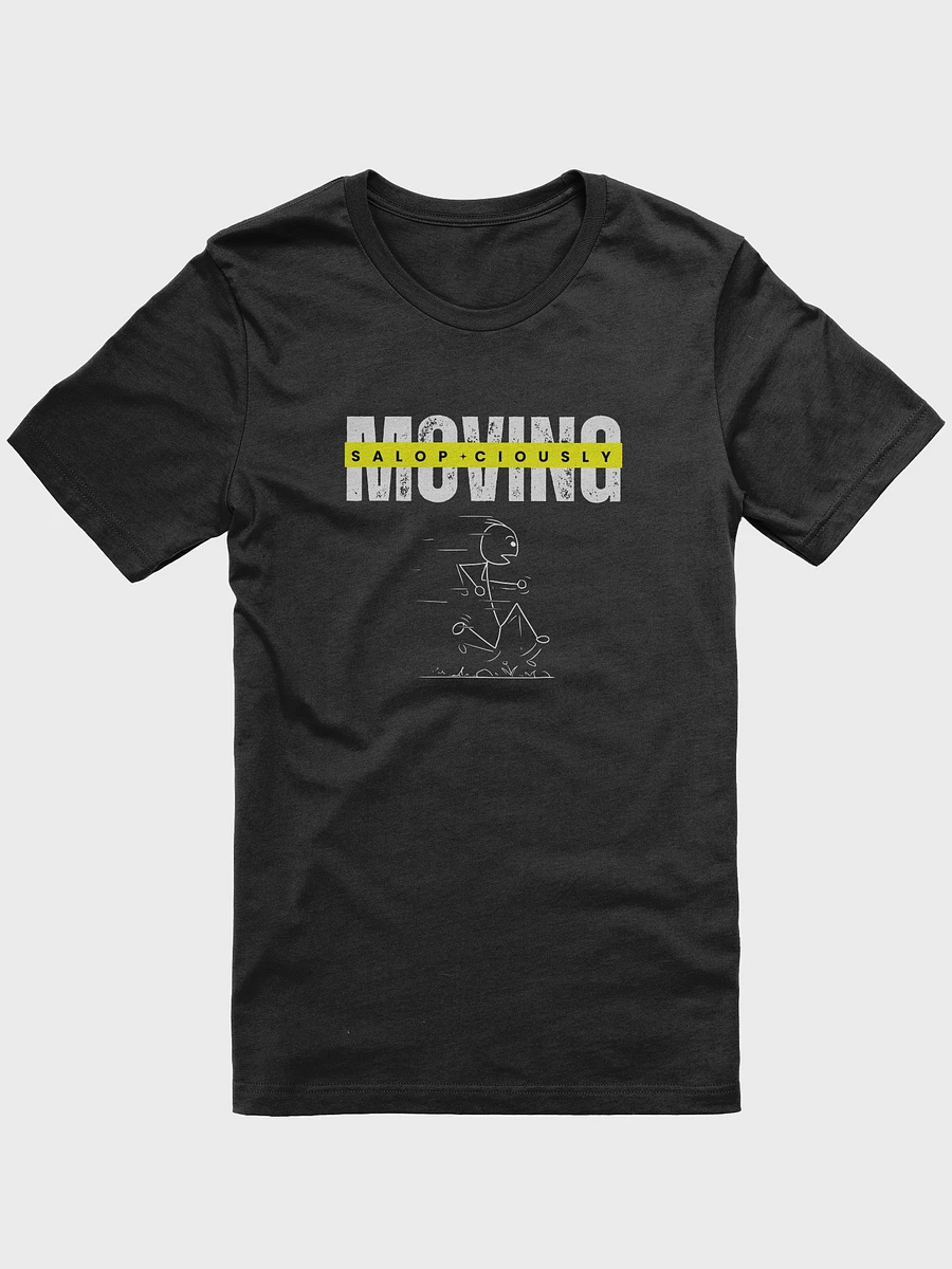 Moving Salop*ciously Humor Yellow Fragmented T-Shirt product image (1)