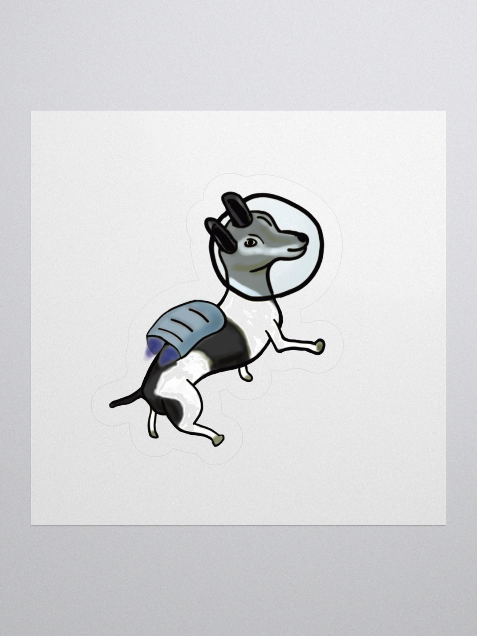 Turbonator in Space Sticker product image (1)