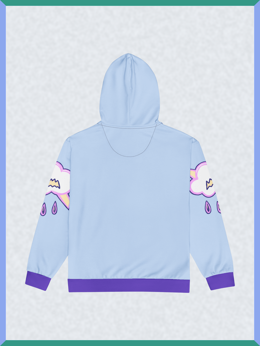 Baby Rage Pink Trim Pocket - Zipper Hoodie product image (2)
