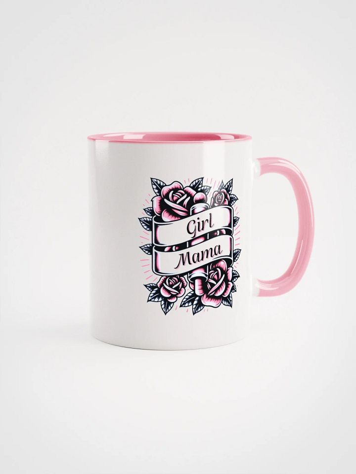 Girl Mama Floral Tattoo Ceramic Mug product image (1)