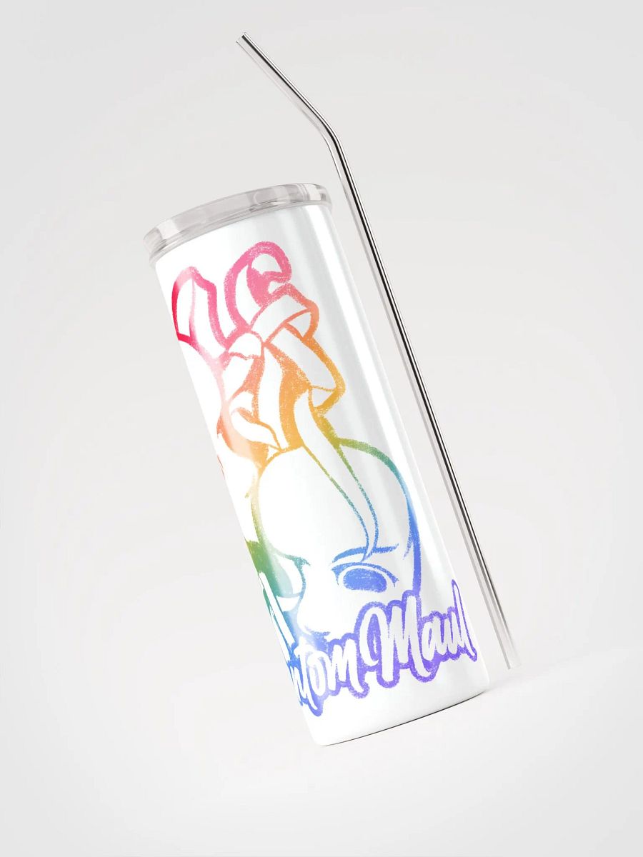 'PhantomMaul' Rainbow Outline Logo Stainless Steel Tumbler product image (9)