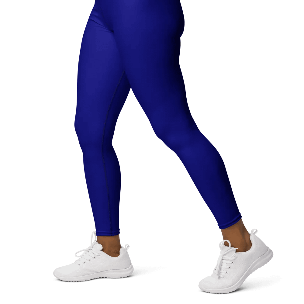 Plain Color Navy Blue Yoga Leggings product image (4)