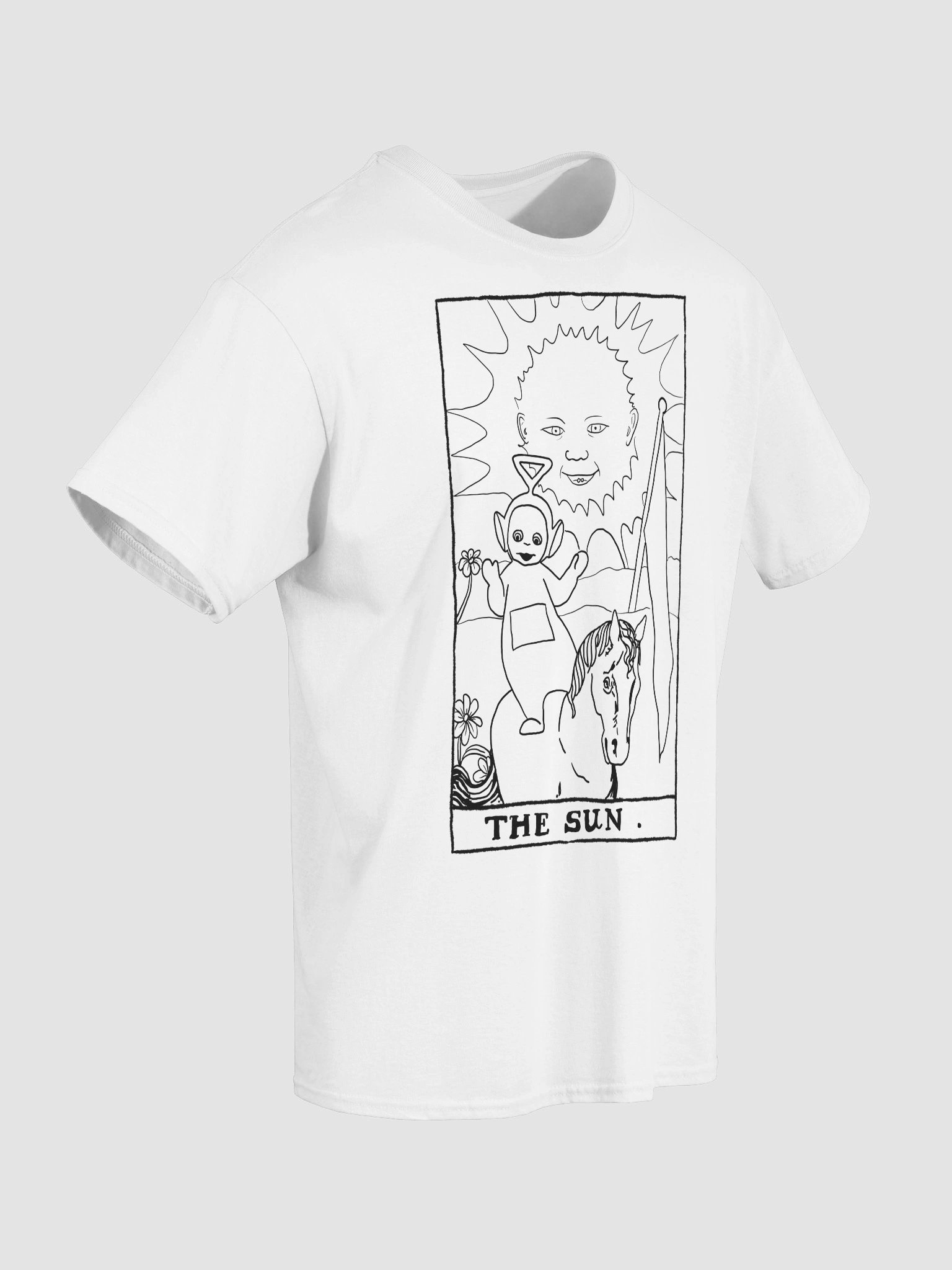 Teletubbies Sun Tarot Card Shirt Minimalist product image (4)