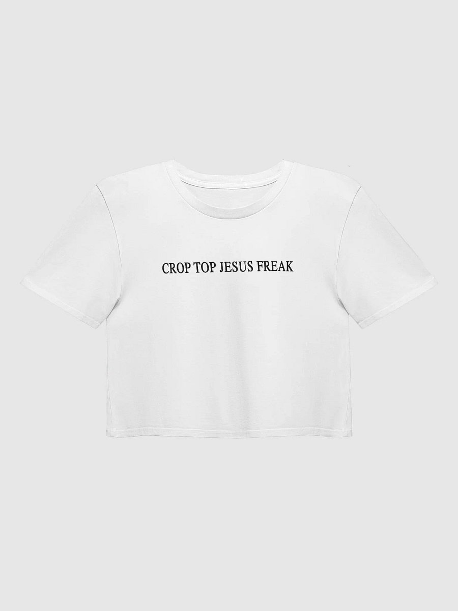 Crop Top Jesus Freak (White) product image (1)