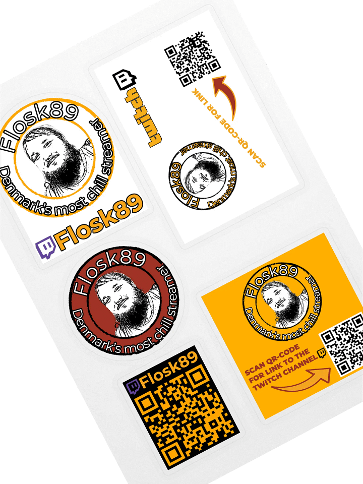 Sticker sheet with logo product image (1)