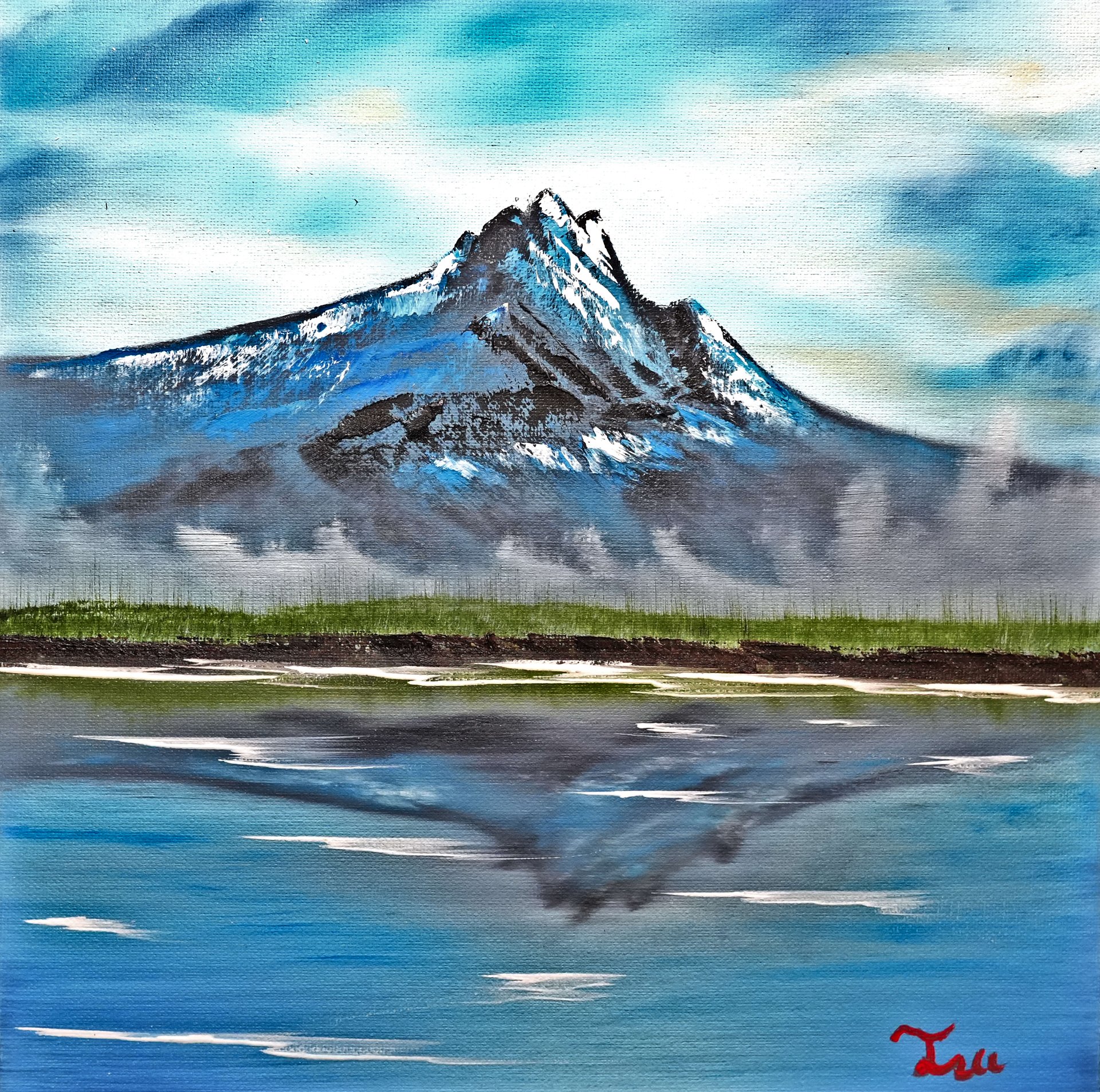The Stil Mountain (Original) 12x12 Canvas product image (1)