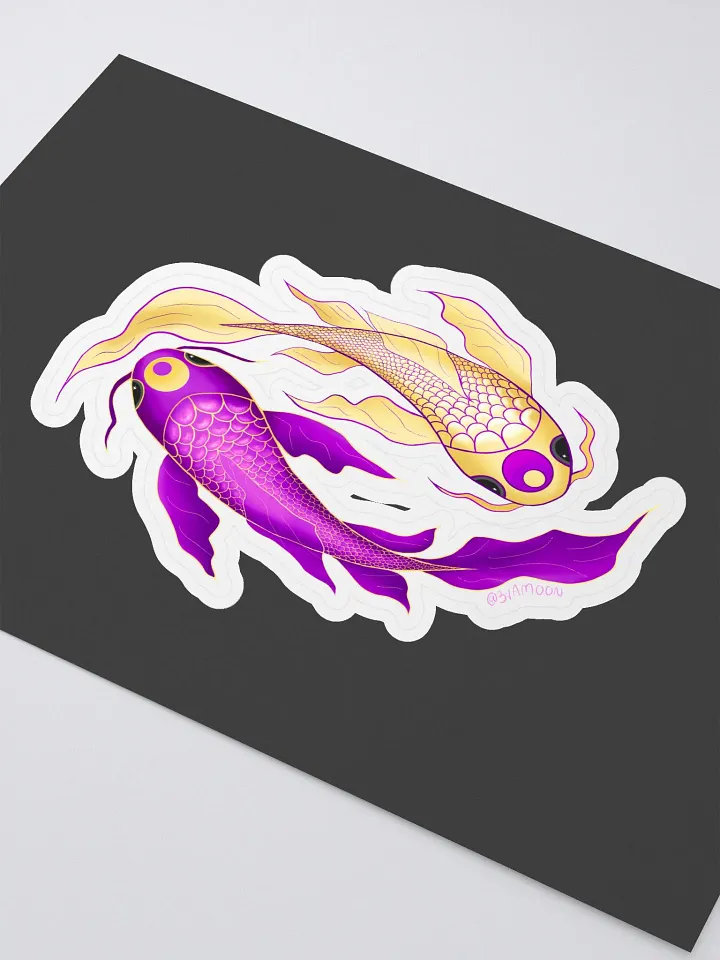 Moonie Koi STICKER 5.83″ × 8.27″ product image (2)