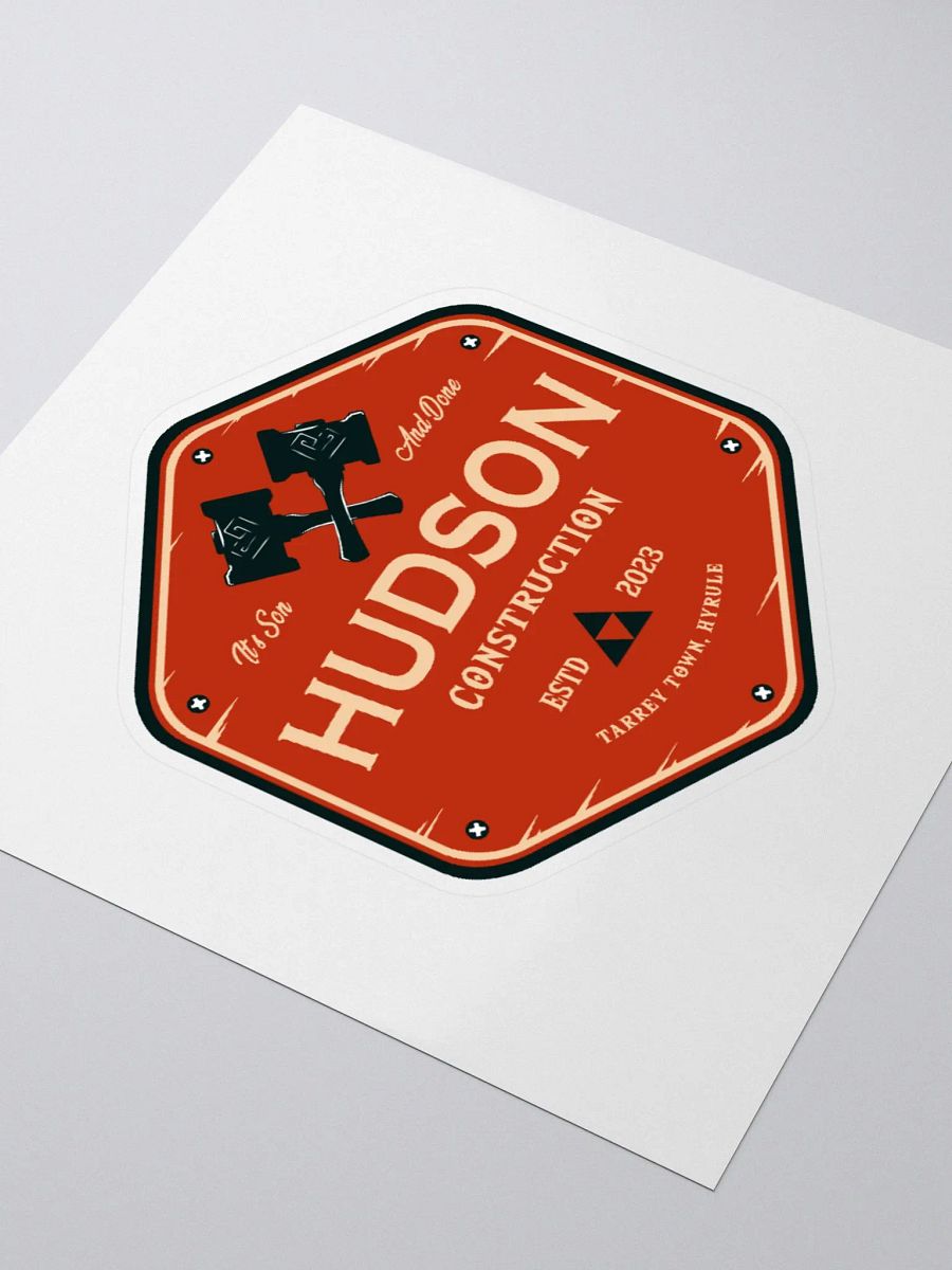 Hudson Construction Sticker product image (8)