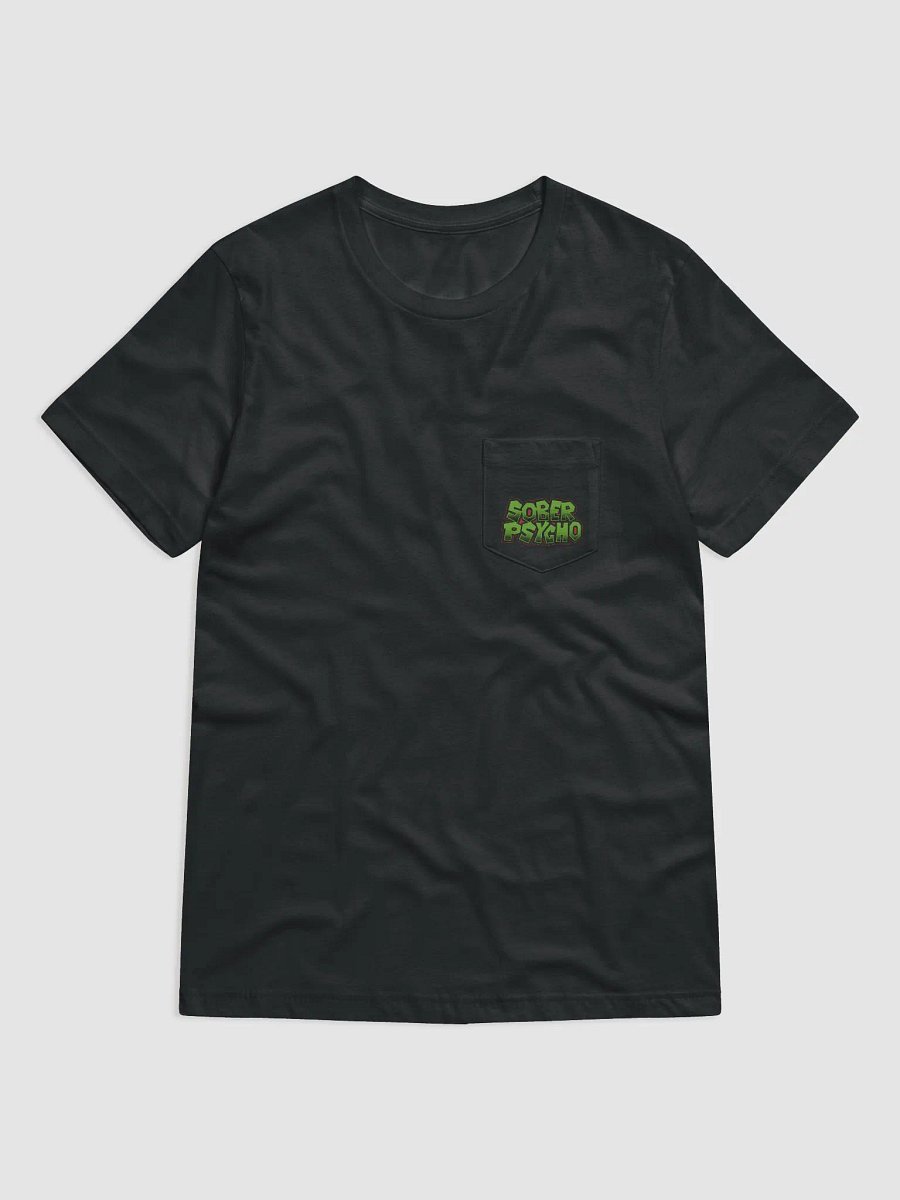 Unisex Sober Psycho Logo 2 Pocket T-Shirt product image (1)