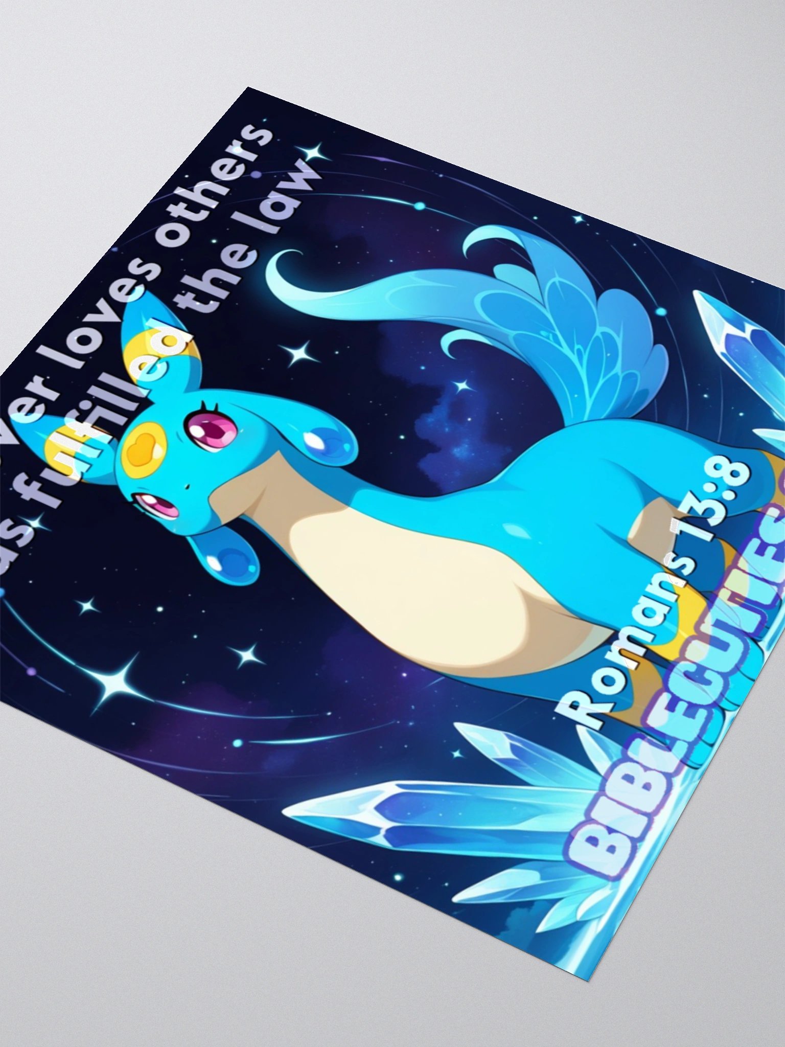 Bible Cuties Monica - Whoever loves others has fulfilled the law Sticker product image (5)