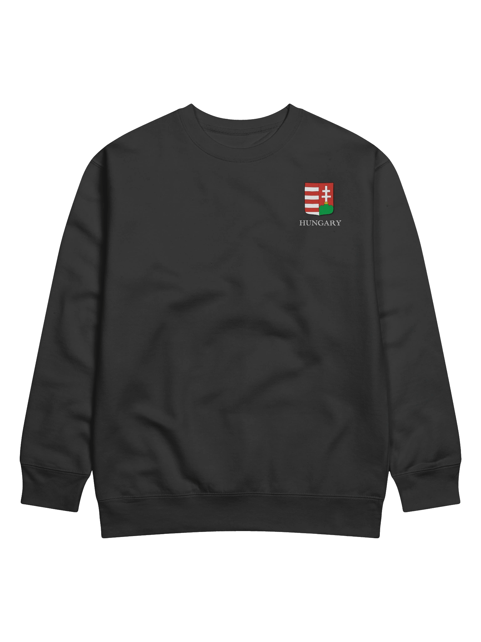 HUNGARY SWEATSHIRT BLACK product image (1)