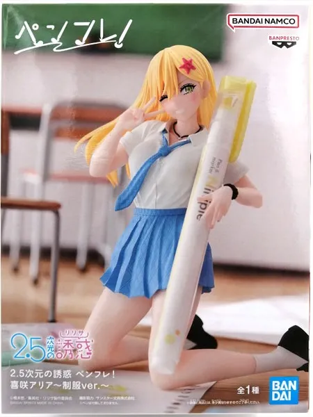 2.5D Temptation PenCore! Aria Kisaki School Uniform Ver. – Bandai Namco Prize Figure product image (1)