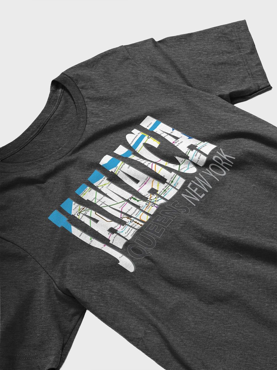 Fun Cool Jamaica Queens New York with Subway Map T-Shirt product image (4)