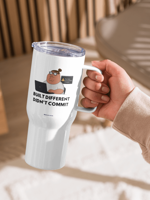 “Didn’t Commit” Travel Mug product image (2)