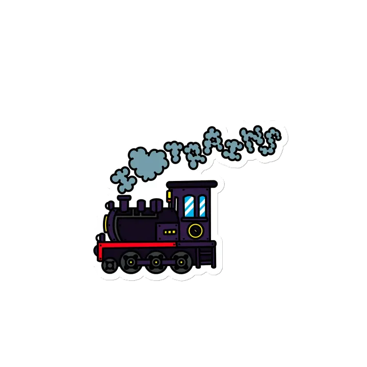 I ❤️ Trains Magnet product image (2)