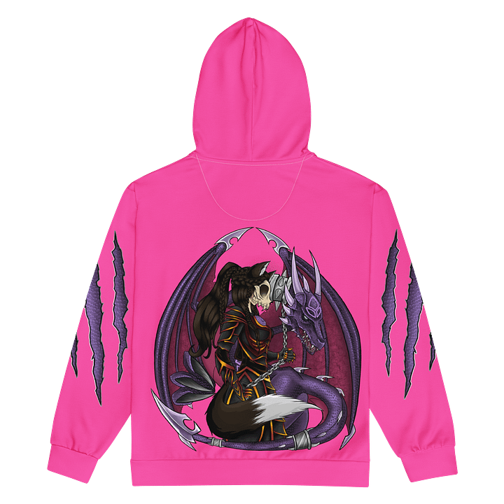 Dragon Tamer Zip-Up Hoodie - Hot Pink product image (2)