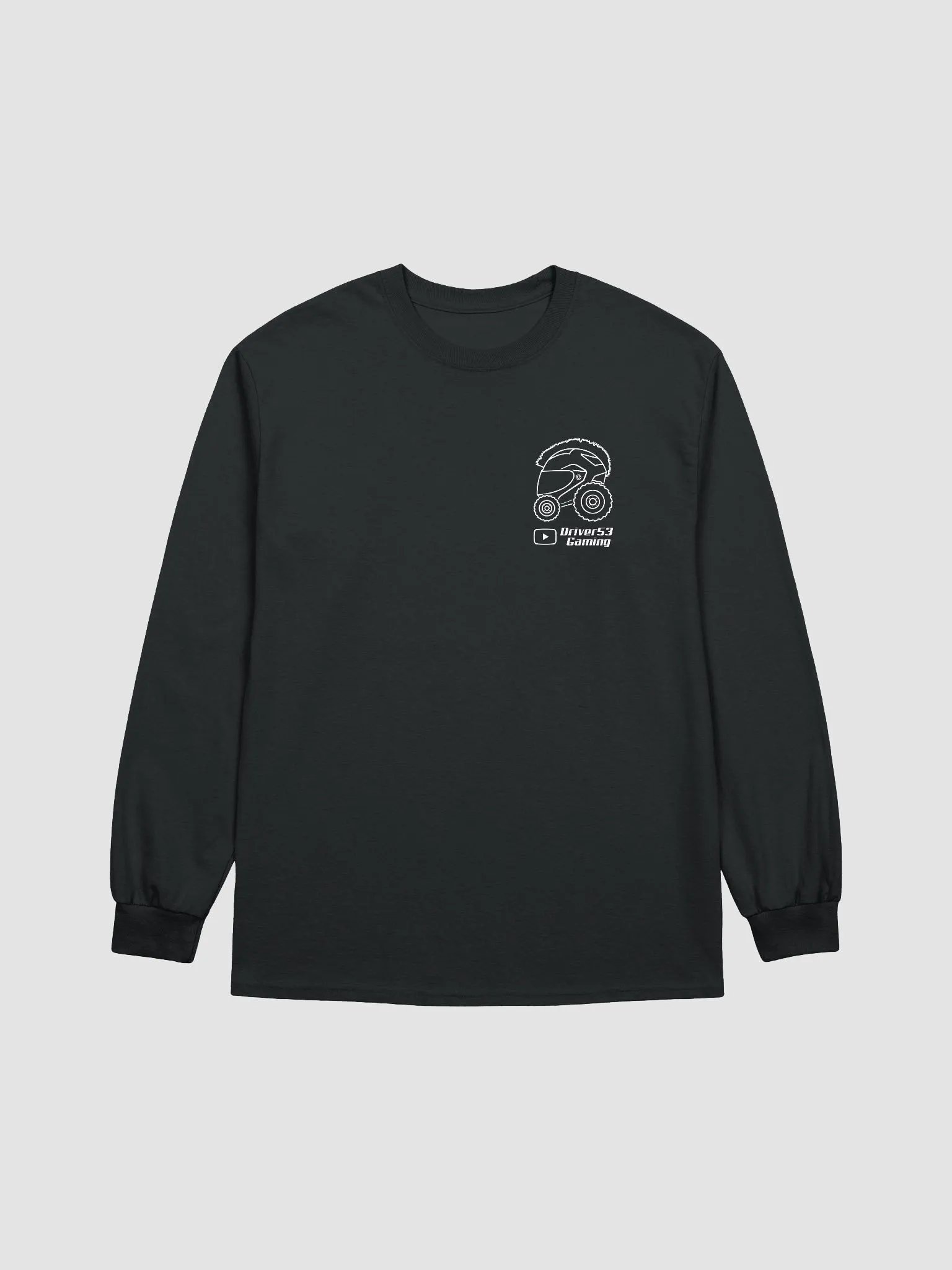 Driver53 Gaming Simplified Long Sleeve Tee w/ White product image (1)