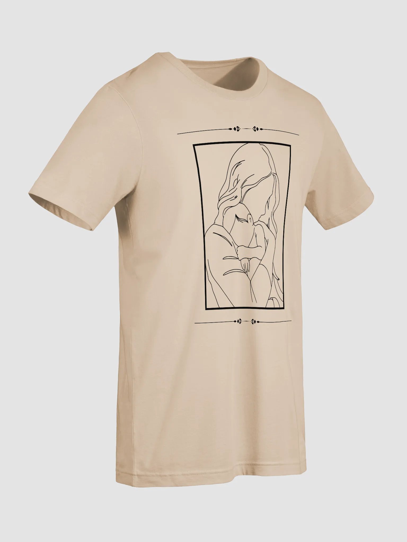 👩‍👧‍👦 “Mama & Me” Black Line Art Tee | Bella+Canvas Unisex Shirt | A Tribute to Motherhood product image (70)