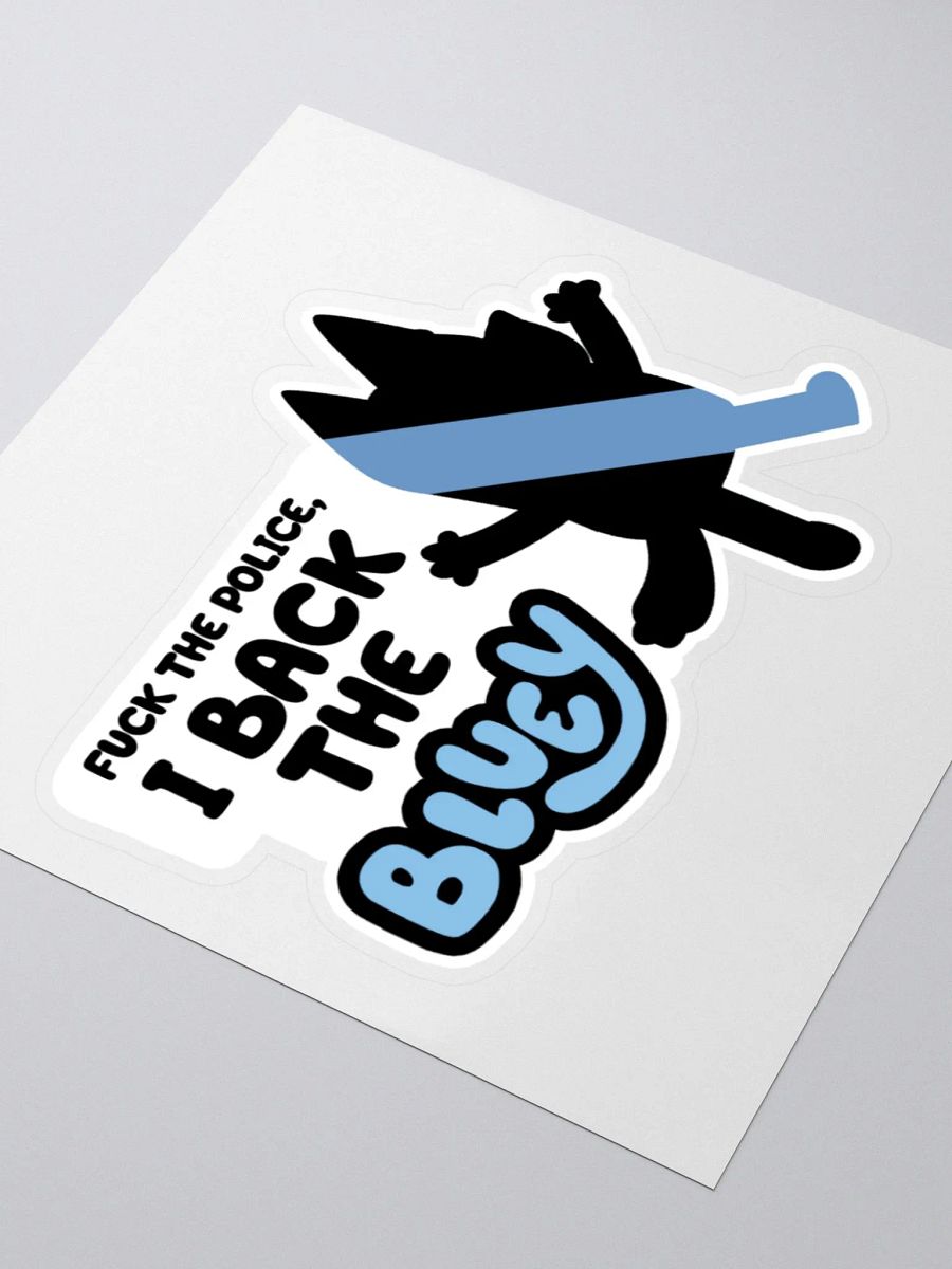 NSFW Back The Bluey Vinyl Sticker product image (9)