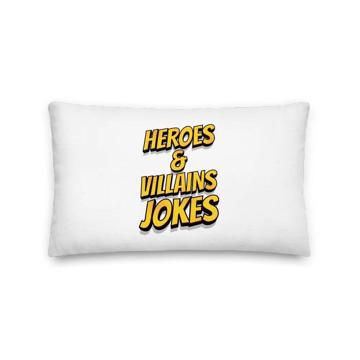 Heroes & Villains Jokes Pillow product image (2)