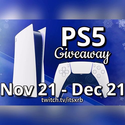HERE IT IS! Giveaway starts NOW! twitch.tv/itsxrb 
All you need to do to enter is by being in chat and you gain entries! #pla...