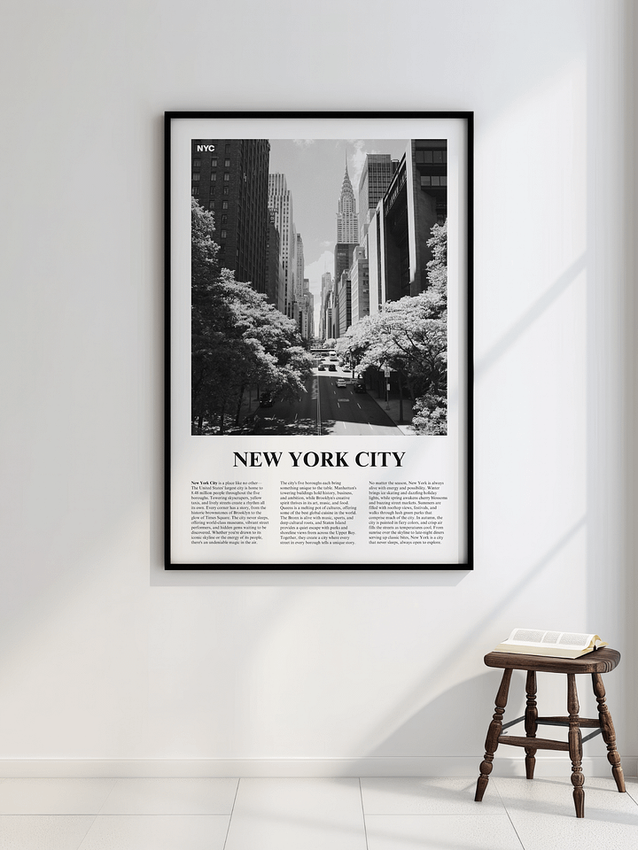 New York City 01 Newspaper Poster product image (2)