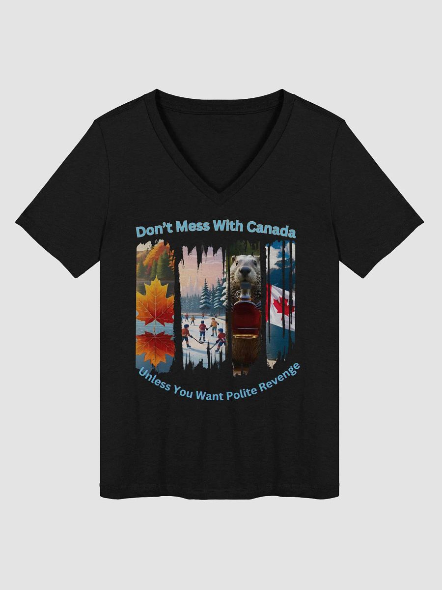 Canadian Vibes V-Neck Tee product image (14)