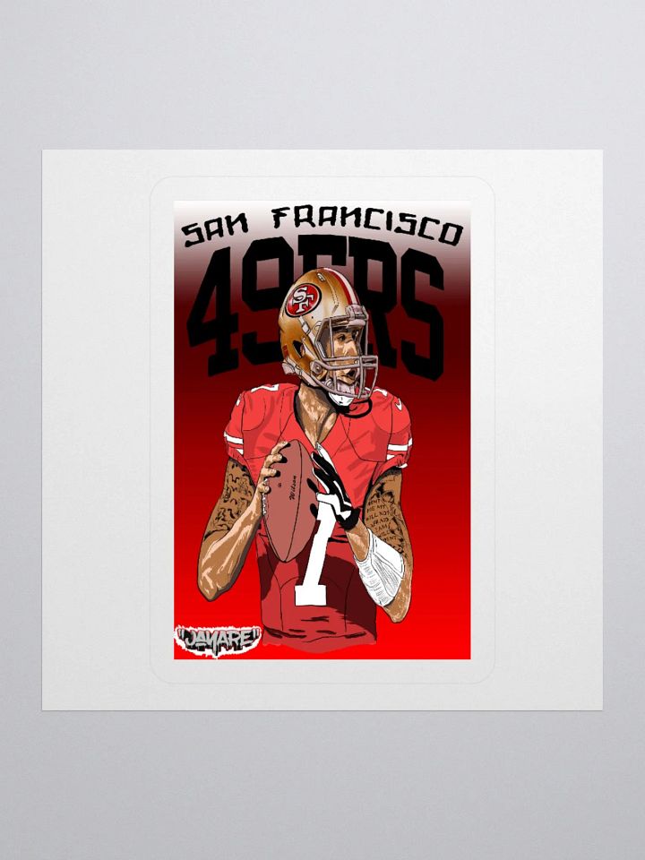 49ers Kaepernick Sticker product image (1)