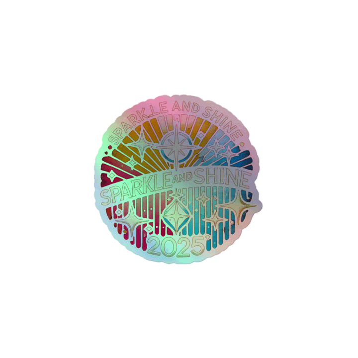 2025 Sparkle and Shine Holographic Sticker Sheet product image (1)
