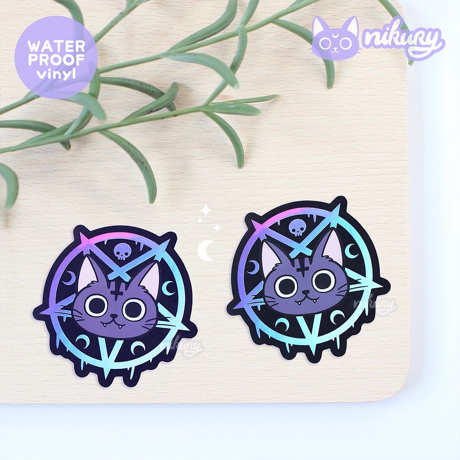 Holographic Lucipurr Sticker product image (4)