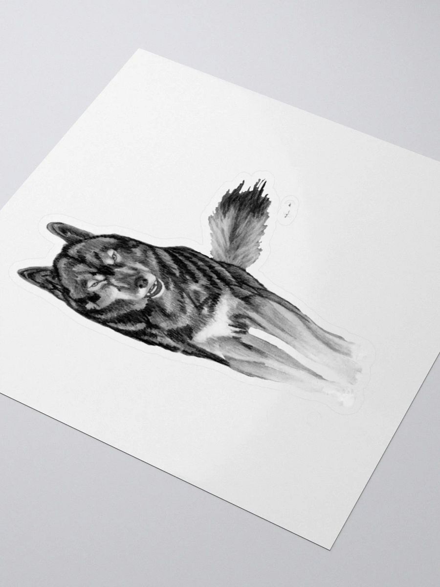 Wolf Drawing Sticker product image (7)