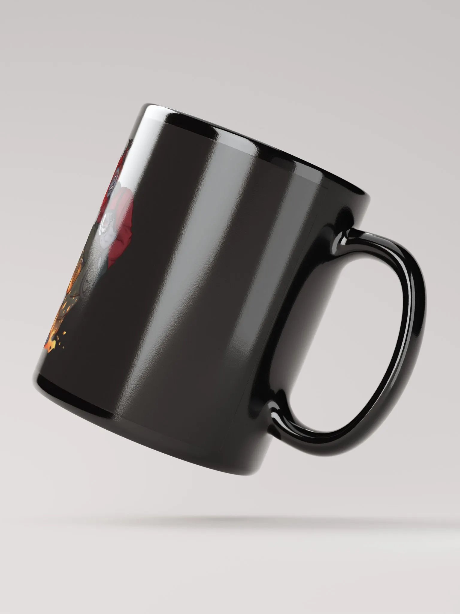 Black Glossy Mug - Full Ignis and Nox product image (5)