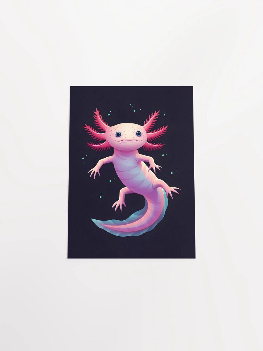 The Axolotl's Aura Art Poster product image (19)