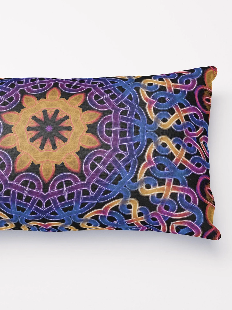Blue Gold Celtic Knot Throw Pillow product image (6)