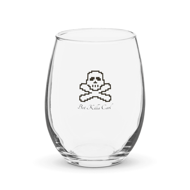 Bot Killa Wine Glass product image (1)