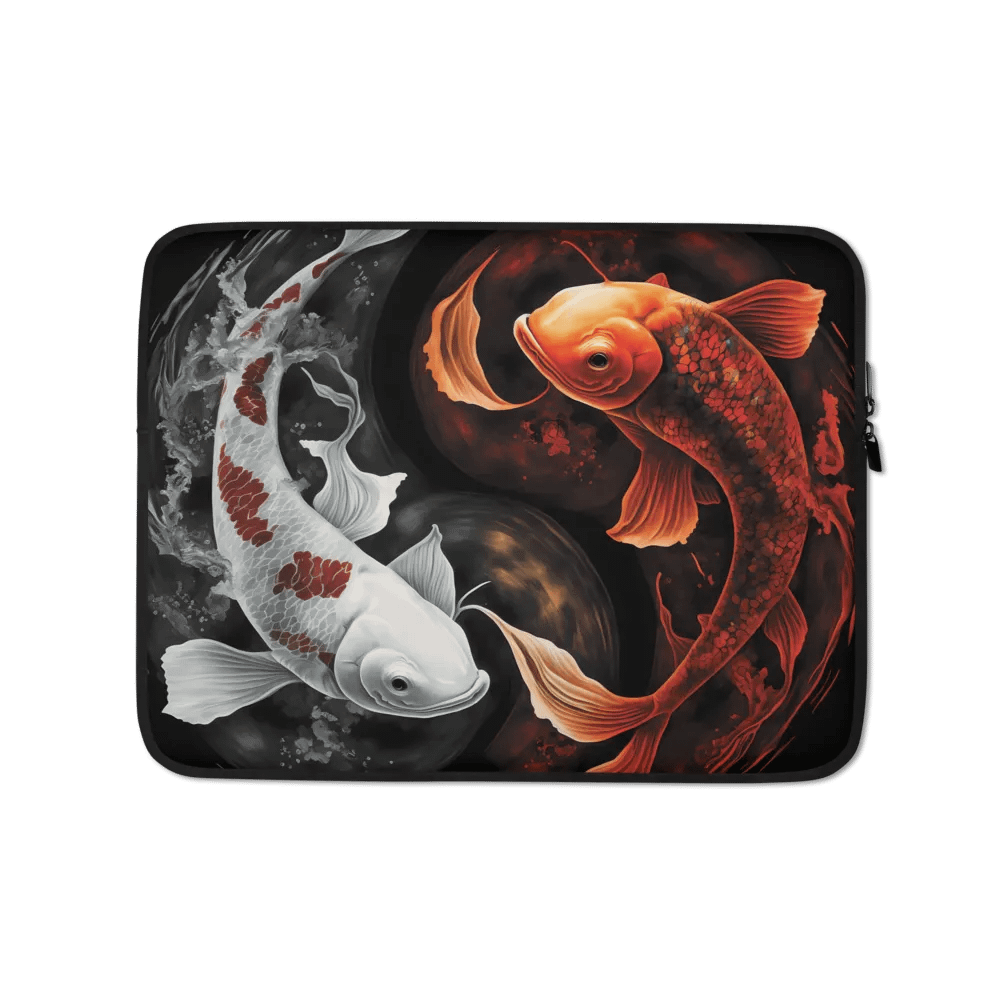 Japanese Koi Fish Laptop Sleeve product image (1)