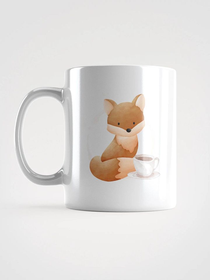 Coffee with Peach | White Glossy Mug product image (2)
