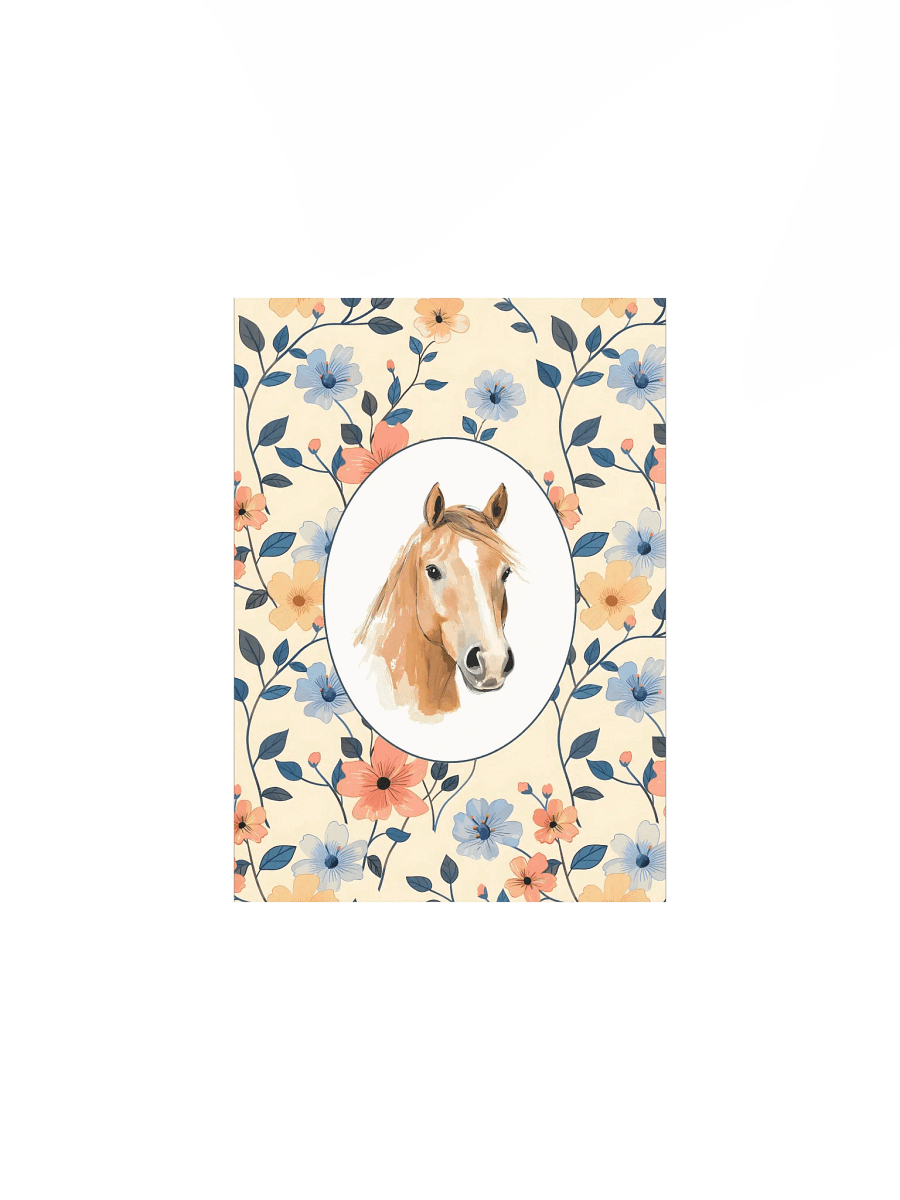 Horse on Boho Wildflower Pattern product image (2)