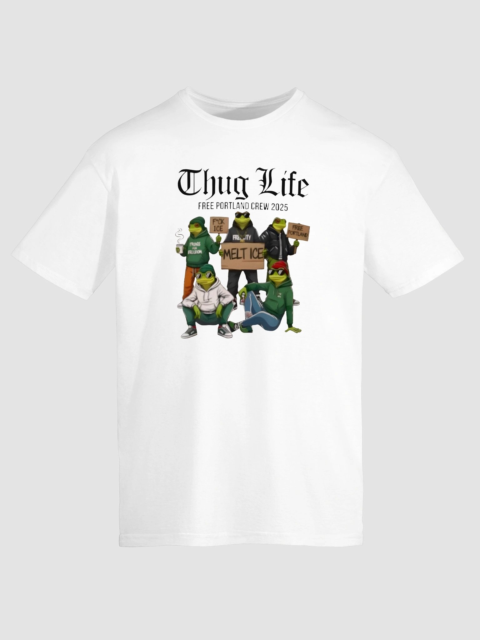 Portland Frog Thug Life Shirt product image (1)