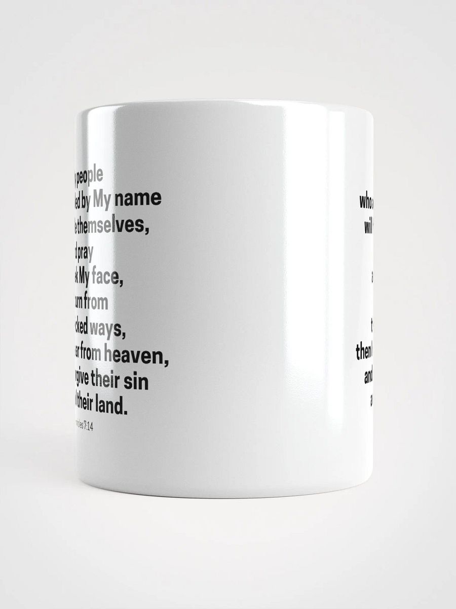 If My People Who Are Called By My Name 2 Chronicles 7:14 Design 2 White Glossy Mug 11/15/20oz product image (5)