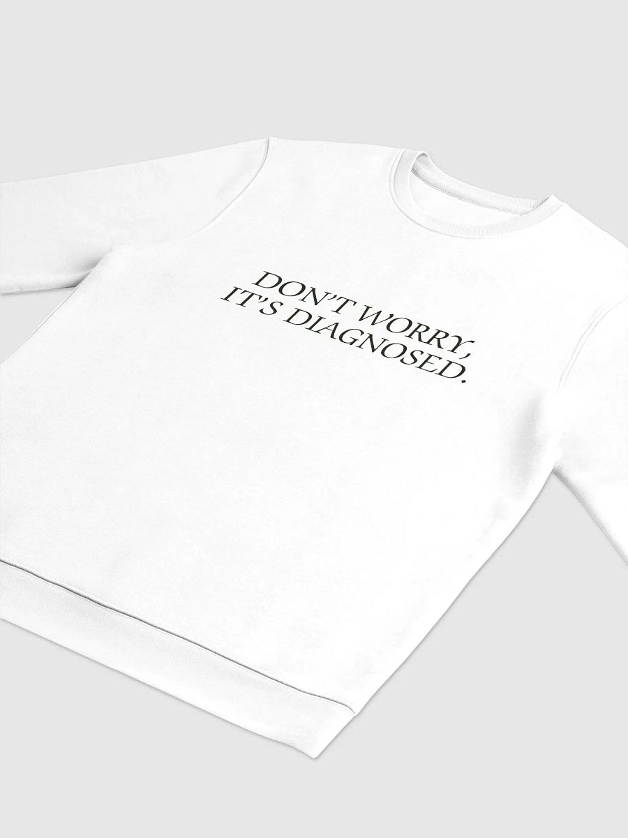 DW, IT'S DIAGNOSED. (black) printed eco crew product image (9)