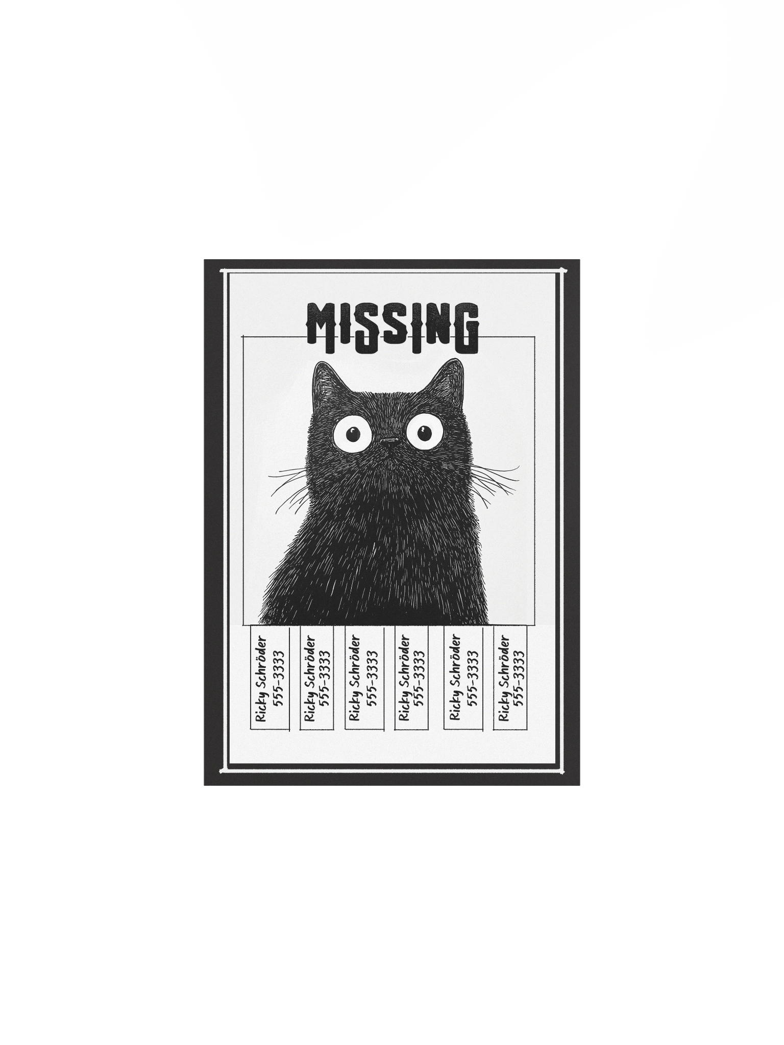 Ricky Schröder's Missing Cat Poster product image (3)