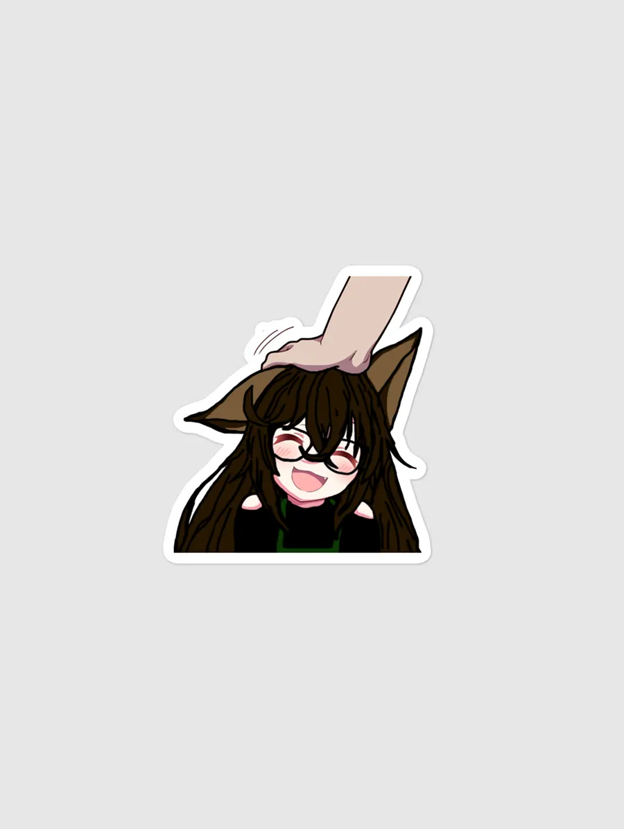 Barista Kensey Head Pats Sticker product image (1)